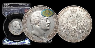 Талер 1862 года