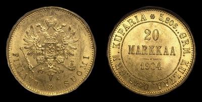 20 Марок 1904 года, L