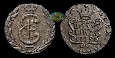 Полушка 1778 года, КМ 