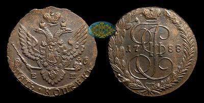 5 Копеек 1788 года, ЕМ