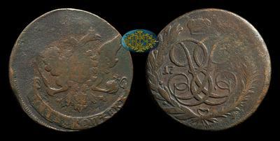 5 Копеек 1759 года, ММ