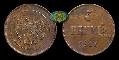 5 Пенни 1917 года