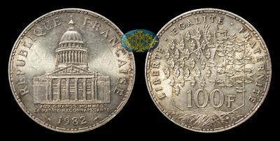 100 Франков 1982 года