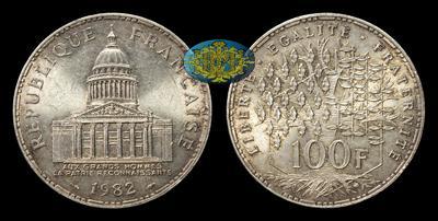 100 Франков 1982 года