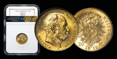 10 Марок 1872 года, А