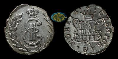 Полушка 1778 года, КМ 