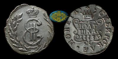 Полушка 1778 года, КМ 