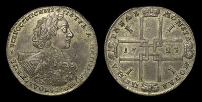 Рубль 1723 года, ОК