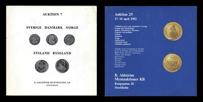 Подборка аукционных каталогов «B.Ahstrom Myntauktioner KB» (Стокгольм / Швеция)