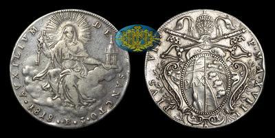 Скудо 1818 года, B