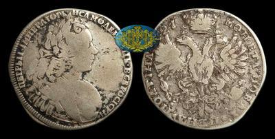 Полтина 1727 года, СПБ