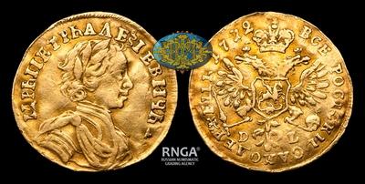 Червонец 1712 года, DL. Тип 1712 года