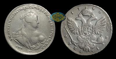 Рубль 1740 года, СПБ