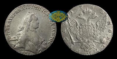 Рубль 1765 года, СПБ TI ЯI