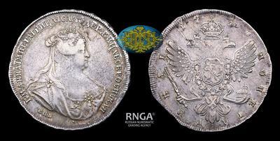 Рубль 1740 года, СПБ