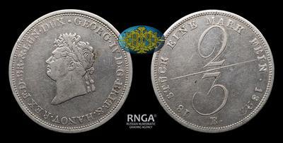 2/3 Талера 1827 года, В