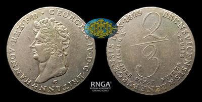 2/3 Талера 1829 года, С