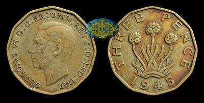 3 Пенса 1945 года, HP