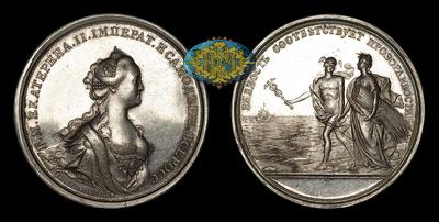 Медаль без даты (1766 год) 
