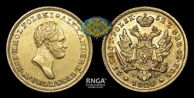 25 Злотых 1825 года, IB