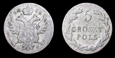 5 Грош 1826 года, IB