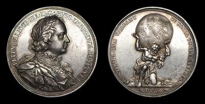 Медаль 1710 года 