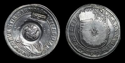 Ефимок с признаком 1655 года НА ТАЛЕРЕ 1618 ГОДА