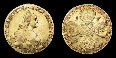 10 Рублей 1769 года, СПБ TI