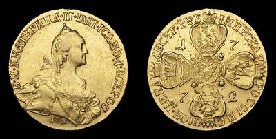 10 Рублей 1772 года, СПБ TI