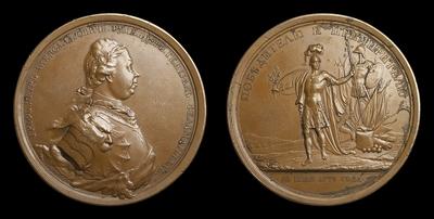 Медаль 1774 года «Граф Петр Александрович Румянцев. 10 Июля 1774 года»