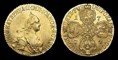 5 Рублей 1774 года, СПБ TI