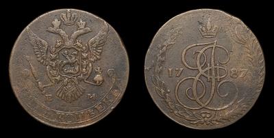 5 Копеек 1787 года, ЕМ. т.н. 
