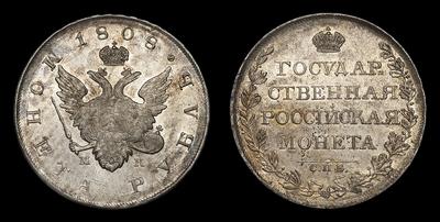 Рубль 1808 года, СПБ МК