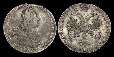 Полтина 1728 года. Тип 1727-1729 годов