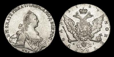 Рубль 1769 года, ММД ЕI