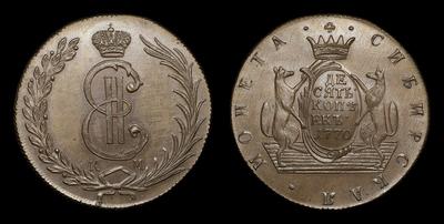 10 Копеек 1770 года, КМ 