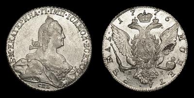 Рубль 1776 года, СПБ ТИ ЯЧ