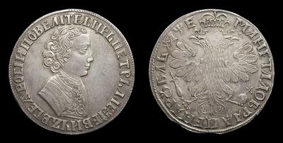 Рубль 1705 года