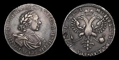 Рубль 1719 года, ОК