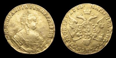 Червонец 1751 года, 