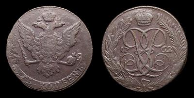 5 Копеек 1762 года