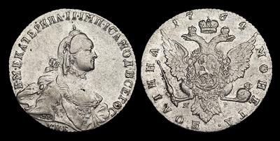 Полтина 1764 года, СПБ TI ЯI
