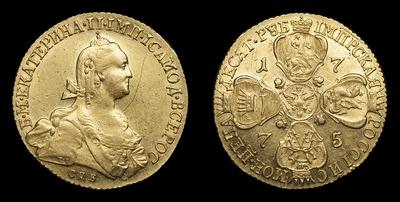 10 Рублей 1775 года, СПБ TI