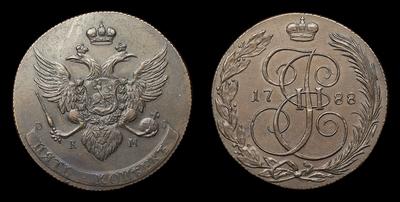 5 Копеек 1788 года, КМ. Тип 1788-1796 годов / Новодел