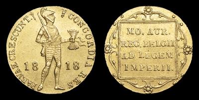Дукат 1818 года. Имитация Нидерландского Дуката чеканки Санкт-Петербургского Монетного Двора
