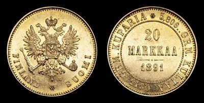 20 Марок 1891 года, L