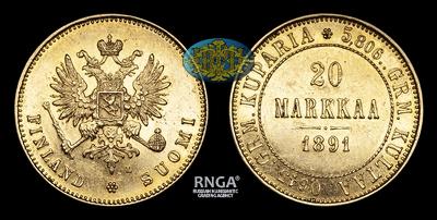 20 Марок 1891 года, L