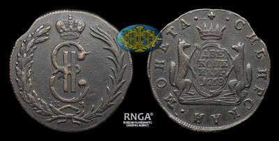 2 Копейки 1768 года, КМ 