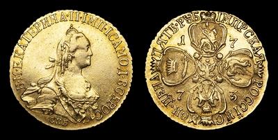 5 Рублей 1773 года, СПБ TI. Тип 1773-1776 годов
