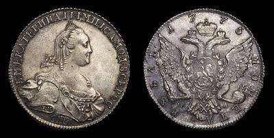 Рубль 1775 года, СПБ ТИ ФЛ
